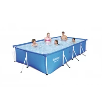 Piscina Steel Pro Bestway cadru metalic dreptunghiulara, 400 x 211 x 81cm